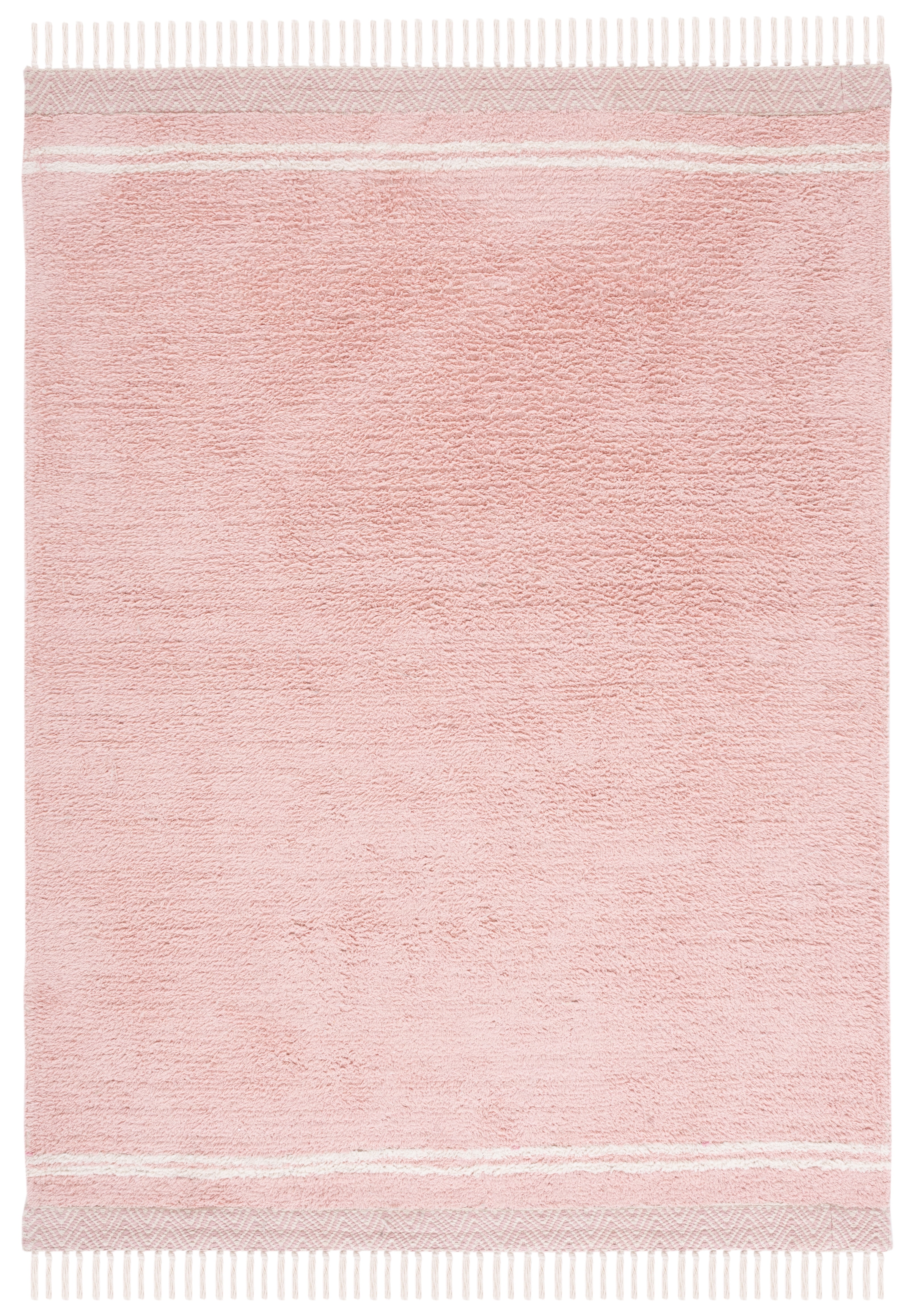 Safavieh  Easy Care Machine Washable Handmade Ilva Rug 4'  x  6' - Pink/Ivory - Rectangle