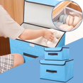thumbnail image 1 of Boîte de Rangement Pliable Vêtements Divers Boîte de Rangement Portable avec Couvercle Boîte de Rangement Pliable, 1 of 6