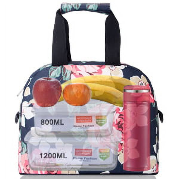 Insulated Lunch Bags for Women with Containers Adult Lunch Tote for Me –  SHANULKA Home Decor