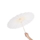 thumbnail image 1 of Kenally Paraguas decorativo de papel de Color blanco, 5 uds., sombrilla, decoración para fiesta nupcial, accesorio de foto (60cm) Artesanía Kenally TO003983-00, 1 of 6