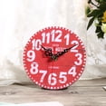 thumbnail image 2 of WALFRONT 7 Types Creative Antique Wall Clock Vintage Style Wooden Round Clocks Home Office Decoration , Wood Wall Clock, Vintage Wood Wall Clock, 2 of 2
