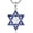 A01-Star of David(Cross), variant on Star of David Pendant Necklace for Men 925 Sterling Silver Jewish Star Pendant Collar De La Estrella De David Jewish Gifts for Men
