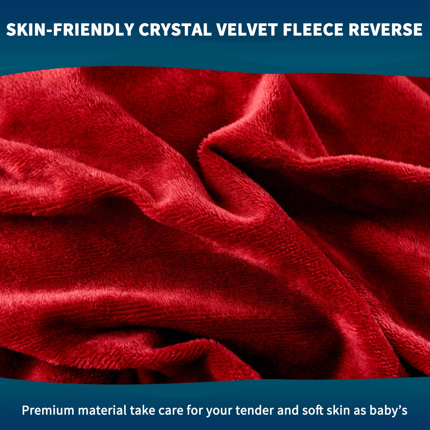 HAOK Queen Plush Shaggy Duvet Cover Set With 2 Pillow Shams,2 Pillowcases,5 Piece,Burgundy