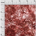 thumbnail image 2 of oneOone Cotton Poplin Twill Maroon Fabric Abstract Floral Craft Projects Decor Fabric Printed By The Yard 56 Inch Wide, 2 of 4