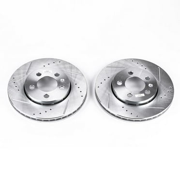 Power Stop EBR647XPR Evolution Drilled & Slotted Rotors -Rear