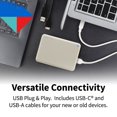 thumbnail image 3 of Toshiba Canvio Advance Plus 2TB Portable External Hard Drive - White, 3 of 9