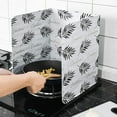 thumbnail image 4 of QenASHaing Oil Splash Guard for Stove, Foldable Aluminum Foil Splatter Guard for Gas Stove, Kitchen Cooking, High Temperature Resistance, 4 of 9