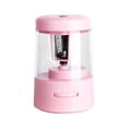 thumbnail image 2 of Tnarru Automatic Pencil Cutter Container Writing Supplies Electric Pencil Sharpener Pink, 2 of 8