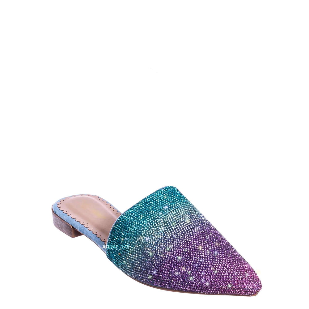 fancy mules shoes