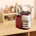 thumbnail image 6 of Clearance Under $5 Boovnll Cosmetic Organizer, Clear Plastic Compact Multiple Compartment Makeup Organizer Countertop for Brushes, Eyeshadow Palettes & Beauty Supplies, Makeup Organizer, 6 of 6