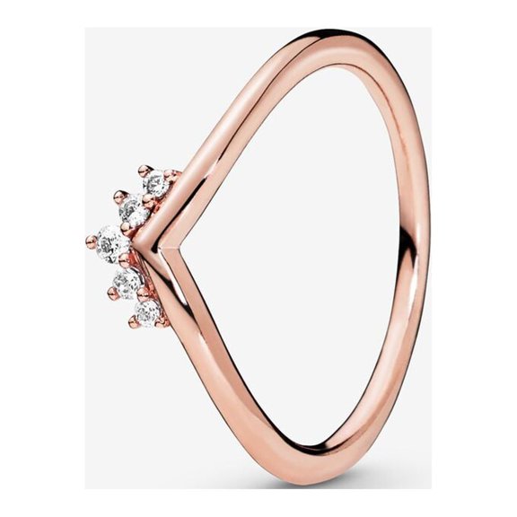 PANDORA Tiara Wishbone Ring Size 5 - 188282CZ-50