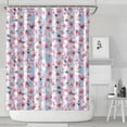 thumbnail image 2 of Waterproof Pioneer Shower Curtain 72x84 Inch Polyester Unique Cute Floral Shower Curtain for Bathroom Hotel Home Decor with 12 Plastic Hooks, 2 of 5