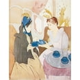 thumbnail image 2 of Cassatt, Mary 15x18 White Modern Wood Framed Museum Art Print Titled - Afternoon Tea Party 1891 (2), 2 of 4