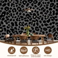thumbnail image 3 of Peel and Stick Wallpaper Minimalist black style leopard seamless animal print 100"x144" Contact Paper Removable Self Adhesive Wall Mural Wall Decor for Bedroom Kitchen Cabinets, 3 of 8