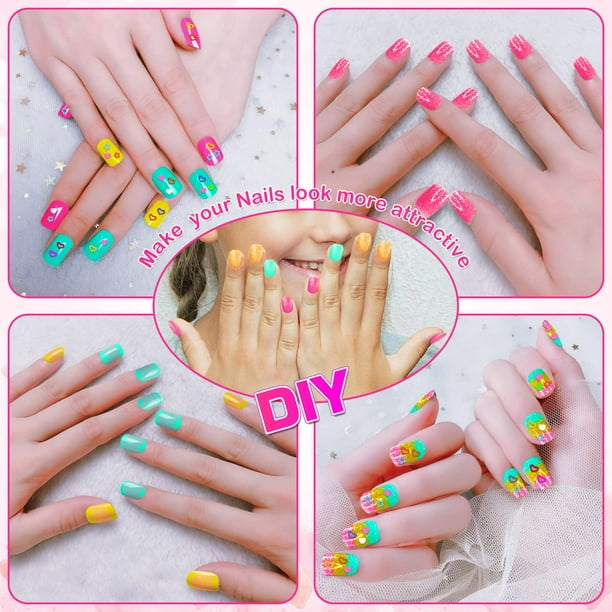280pcs Dreamy Nail Art Sets Nail Art Toys Girls Gifts Pretend Play Safe No  Toxic For 4 5 6 7 8 Years Old Girl - Beauty & Fashion Toys - AliExpress