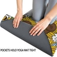 thumbnail image 3 of White Bee Sunflower Pattern Hot Yoga Mat Towel Non Slip for Hot Yoga - Quick-Drying Yoga Mat Cover with 4 Corner Pockets with Travel Bag - Hot Yoga Towel Non Slip Grip Moisture Wicking Sweat 70"x26", 3 of 6