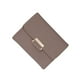 thumbnail image 5 of Cartera con clip de bolsillo de gran capacidad, minimalista, pequeña, conveniente, portátil, organizador de regalo, triple para niñas, Marrón Yinane Cartera delgada para mujer, 5 of 8