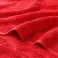 thumbnail image 3 of Superior Egyptian Cotton Absorbent 6-Piece Red Towel Set, 3 of 13