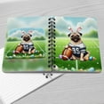 thumbnail image 4 of Happy Easter Hello Spring Pug Playing Football Spiral Bound Journal Dog Lover Gifts 5x7in Spiral Notebook - 13003, 4 of 5