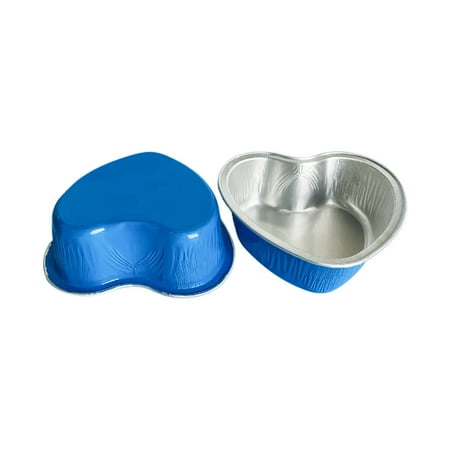 

Kitchen-Assistant! Heart-Shaped Cake Pan Set - Aluminum Foil Spoons & Toppers for Romantic Occasions Set of 10 Clearance Cake Mould