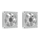 thumbnail image 1 of Ventilador con caja ARGB 12 cm enfriador 5 V-3 pines para computadora (regular) blanco, 1 of 5