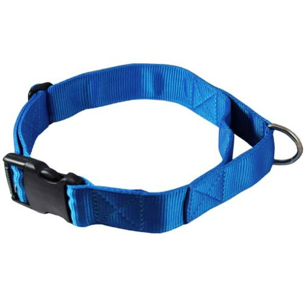 Adjustable Nylon Dog Collar with Handle 1.75" Wide Fits 22"27" Neck X