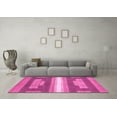 thumbnail image 3 of Ahgly Company Indoor Rectangle Abstract Pink Modern Area Rugs, 2' x 3', 3 of 4