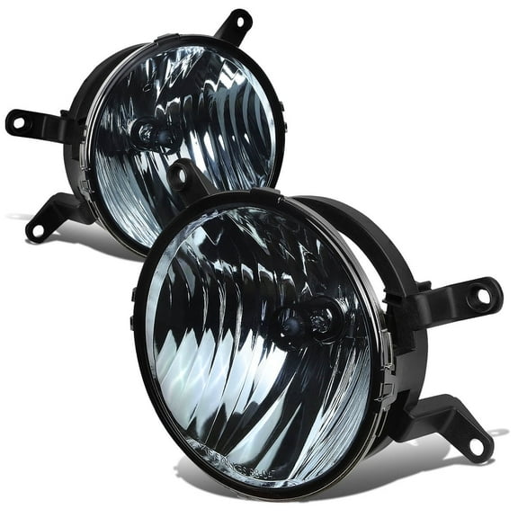 DNA Motoring For 05-09 Ford Mustang GT Smoked Lens Front Grille Fog Light Lamps Pair Replacement