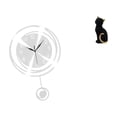 thumbnail image 1 of Reloj de pared,Reloj de pared decorativo para baño y dormitorio.,Figura de escritorio,Estatua de gato,linda estantería,escritorio,decoración del hogar,Figura decorativa creativa para la, 1 of 8