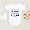 thumbnail image 2 of Newbabywishes -My Plan Is To Start Crying Baby Clothes for Boys and Girls - Funny Baby Clothing, 2 of 4