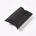 thumbnail image 3 of Kraft Paper Wedding Favor Gift Boxes Pillow Black 6.5x9x2.5cm, 3 of 4
