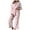 A2-Pink, variant on Drie Christmas Pj Pants Cute Christmas Pajamas For Women Print Short Sleeve Button Down Tops And Pants Soft Satin Cozy Holiday Nights Homewear Pajama Red,L