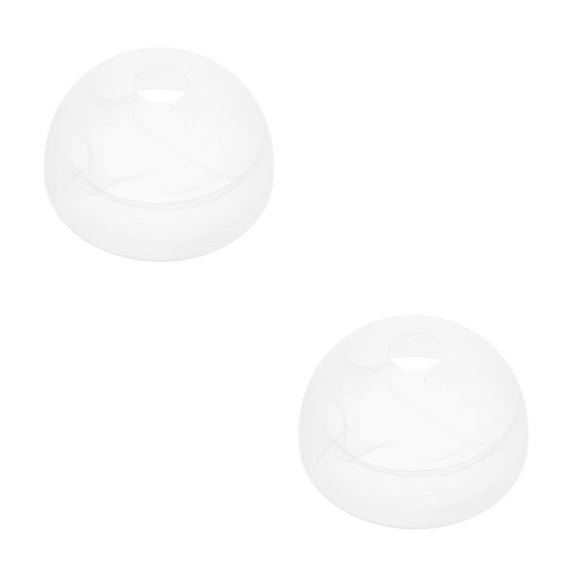 WORGEOUS 2pcs Frosted Glass Ceiling Fan Lamp Shade Wall Pendant Lamp Covers Replacement Chandelier Lamp Lampshades for Pendant Lighting Fixtures