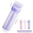 thumbnail image 3 of 3 PCS 170ml Root Comb Applicator Bottles with Graduated Scale, Soft Pliable Hair Oil Applicators Dye Brush Applicator Bottle for Hair Oiling Applying Massaging Coloring (3 Colors), 3 of 5