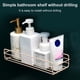 thumbnail image 4 of Estante de almacenamiento para baño Organizador de esquina Inodoro Cocina Colgante de pared Estante de hierro sin taladrar, Rosa Methold HA001359-03B, 4 of 6