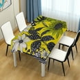 thumbnail image 4 of Yayeee Tablecloths 60" x 60" Rectangle Wrinkle Resistant Party Table Cover, Yellow Flowers, 4 of 8