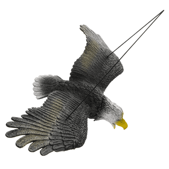 Flying Eagle Decor Large Eagle Shaped Bird Deterrents Flying Bird Hawk Decor Simulation Bird Sculpture Fake Scarer Fake