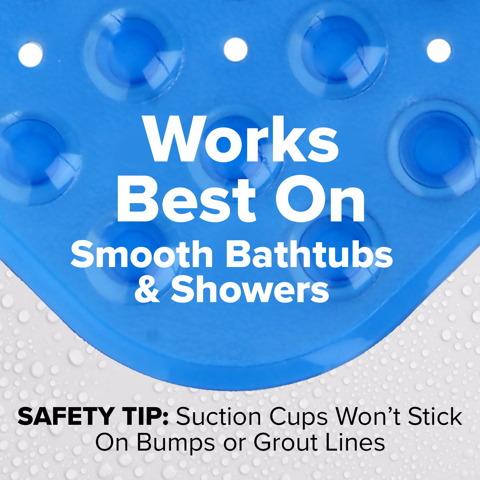 thumbnail image 4 of SlipX Solutions Bathtub Mat Non Slip 39 x 16, Extra Long Bathroom Shower Mat, Suction Cups, 4 of 8