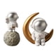thumbnail image 1 of Estatuas de Escultura Estatuil Adorno Decoración Del r Accesorios de Escritorio Baoblaze figuritas de astronauta, 1 of 7