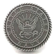Navy Emblem Antique Nickel Concho Snap Cap 1" 1265-32