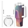 thumbnail image 4 of Sikiie Dreamy Moonlit Window Insulated Stainless Water Bottle Lid Travel Mug Cup Insulated Tumblers Cup 40oz Ice Bully With Handle, 4 of 8