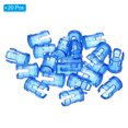 thumbnail image 3 of Unique Bargains 3mm Clear Light Emitting Diode Holder Clip, LED Lamp Socket Bulb Cap Protective Cover Blue 20 Pack, 3 of 4