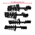thumbnail image 2 of Pair Front and Pair Rear Struts for 2007-2011 Toyota Camry 2.4L, OE 172307/172308/172309/172310, Steel Material, Complete Set, Shock Absorber, 2 of 7