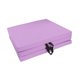 thumbnail image 3 of Tri plegable Mat de ejercicio gimnasia Mat de equilibrio entrenamiento impermeable con manijas de transporte entrenamiento fácil de almacenar plegable Púrpura ligera, 3 of 8