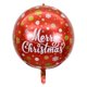 thumbnail image 5 of Globo de película de aluminio de 22 pulgadas, bola 4D, bola verde con estampado de letras de Papá Noel, bola decorativa para fiesta, juguete para niños, 5 of 5