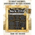 thumbnail image 2 of 60th High School Reunion (Sixty) Decoration in Gold - Remembering The Year - Class of 1965-11x14 Unframed Poster - Perfect Party Decor and Gift, 2 of 8