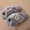Gray, variant on JUSLIO Womens House Slippers Crisscross Cross Strap Fuzzy Plush Open Toe Slides Non Slip Flat Sole House Slippers Black