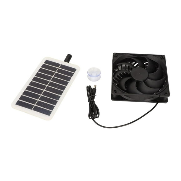Ventilador de ventilación con energía solar, extractor de aire, ventilador de circulación de aire para invernaderos y graneros con bajo nivel de ruido