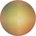 thumbnail image 1 of Ahgly Company Machine Washable Indoor Square Transitional Yellow Area Rugs, 3' Square, 1 of 7