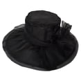 thumbnail image 5 of Mifelio Ken/tucky Derby Hats for Women, Women's Vintage Mesh Hat Floral Shade Holiday Brim Top Hat Fascinators Hats for Women Black, 5 of 7